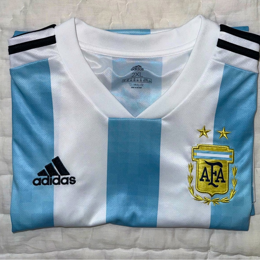 Adidas Men’s 2XL Argentina AFA Home Jersey 2018/2019